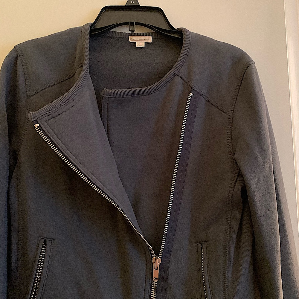 Gap Slate Blue Moto Jacket